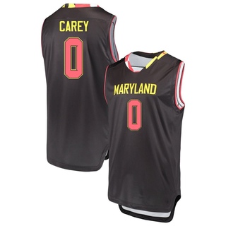 Donald Carey Replica Black Men's Maryland Terrapins Performance Basketball Jersey