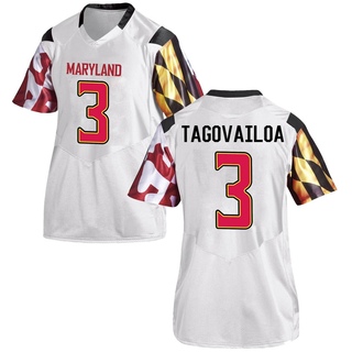 Taulia Tagovailoa Game White Youth Maryland Terrapins Football Jersey -  Maryland Store